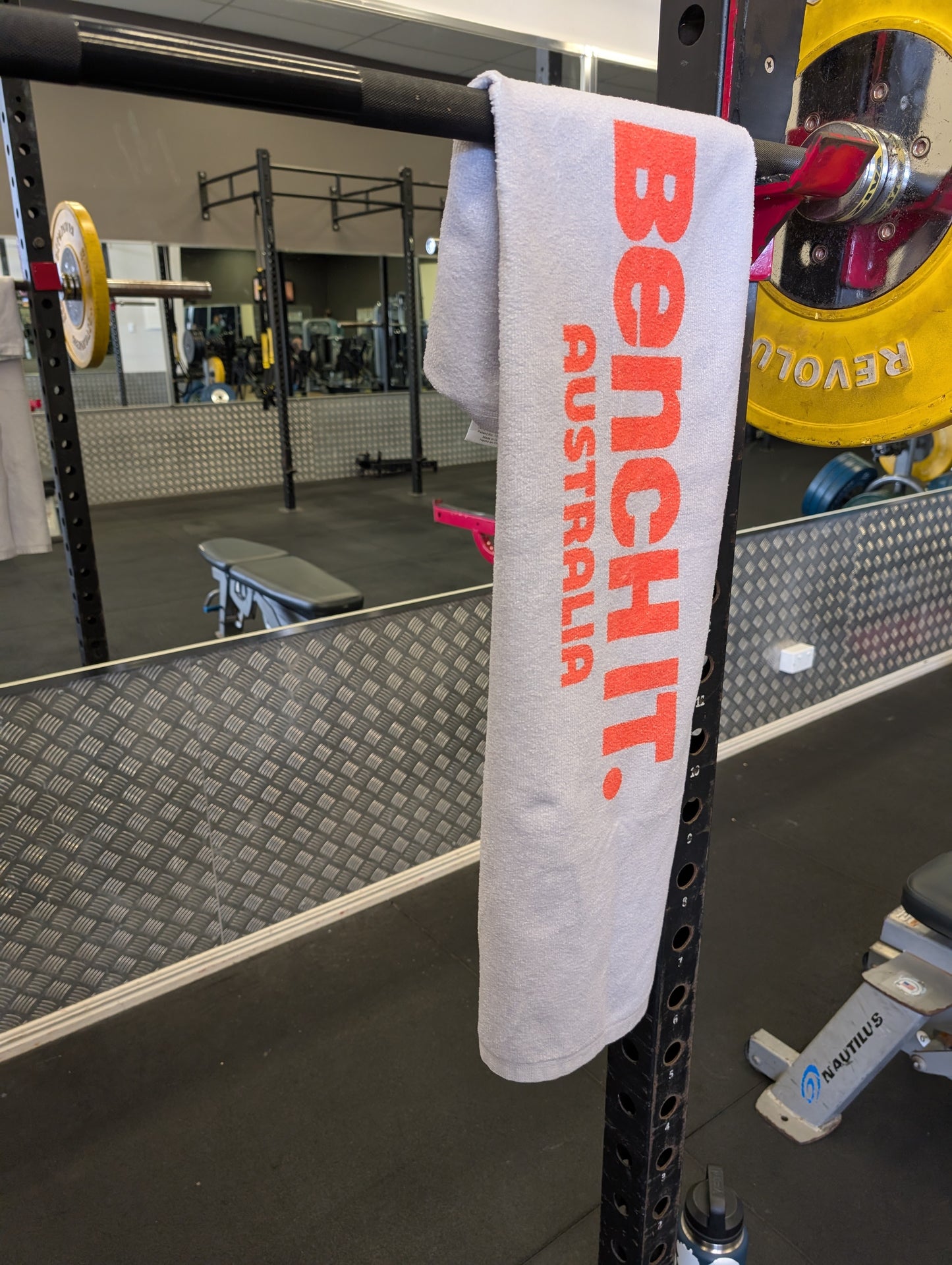 Bench It Gym Towel - Grey