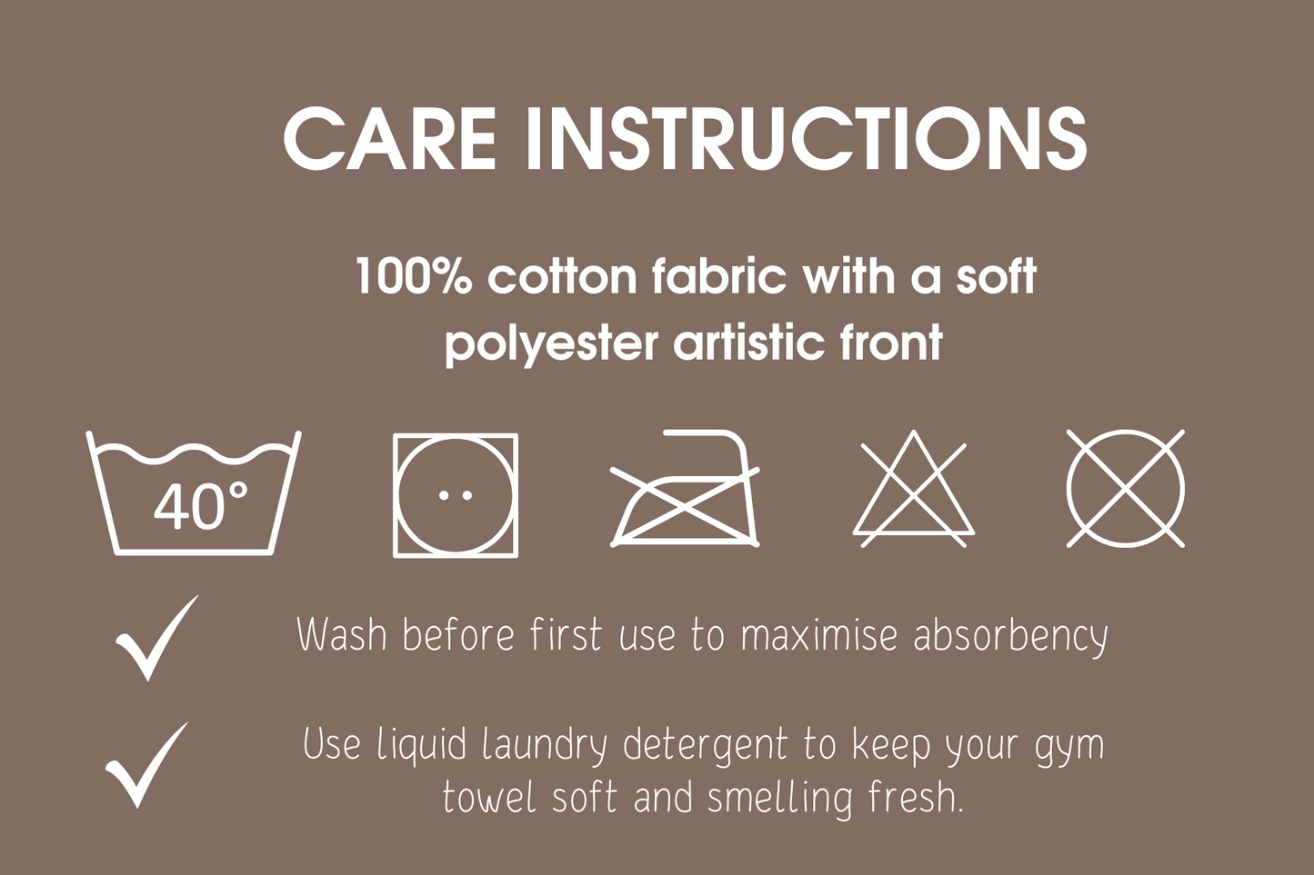 Bench It Gym Towel - Grey