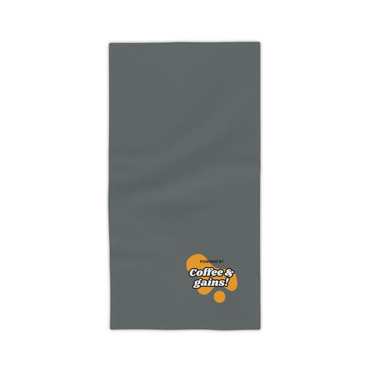Powered by Coffee and Gains - Gym Towel